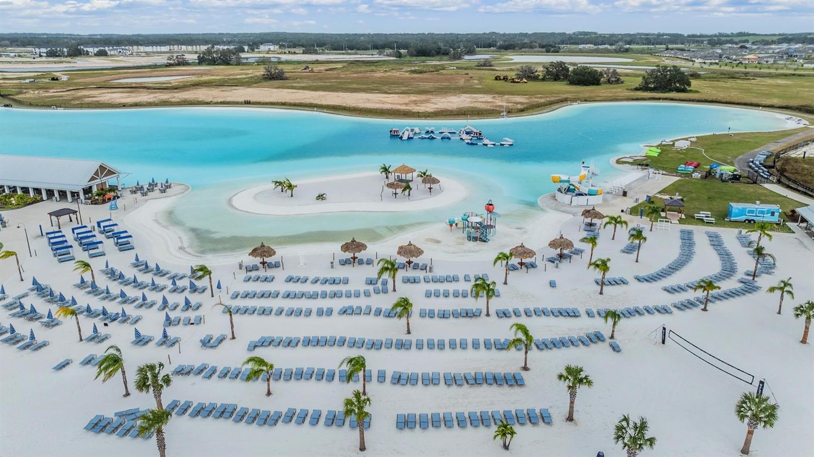 Sandy beaches & clear blue water!