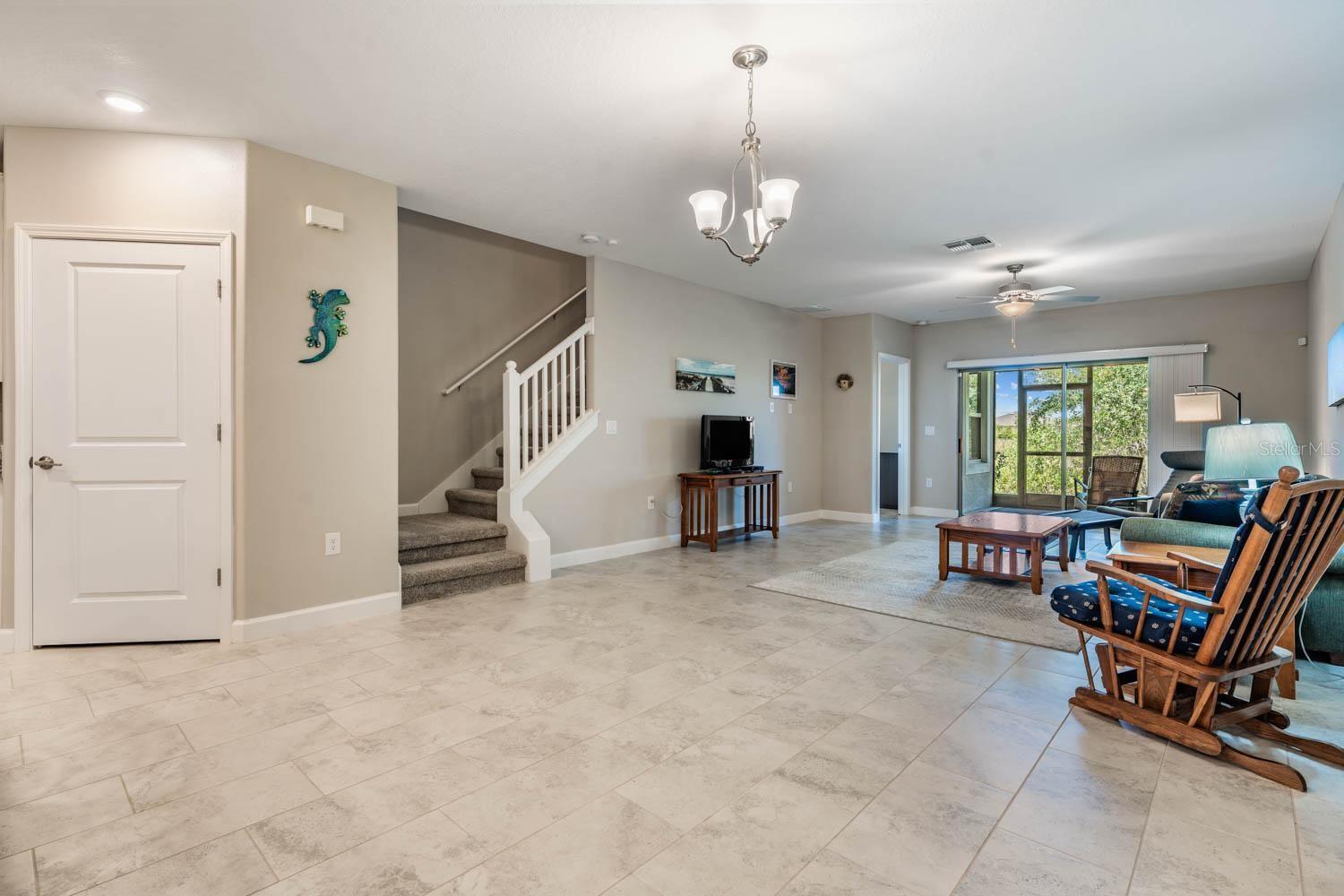 Spacious open floor plan