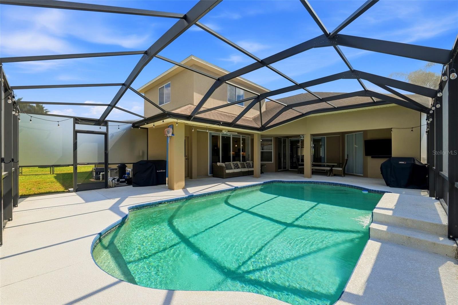 Pool and patio area