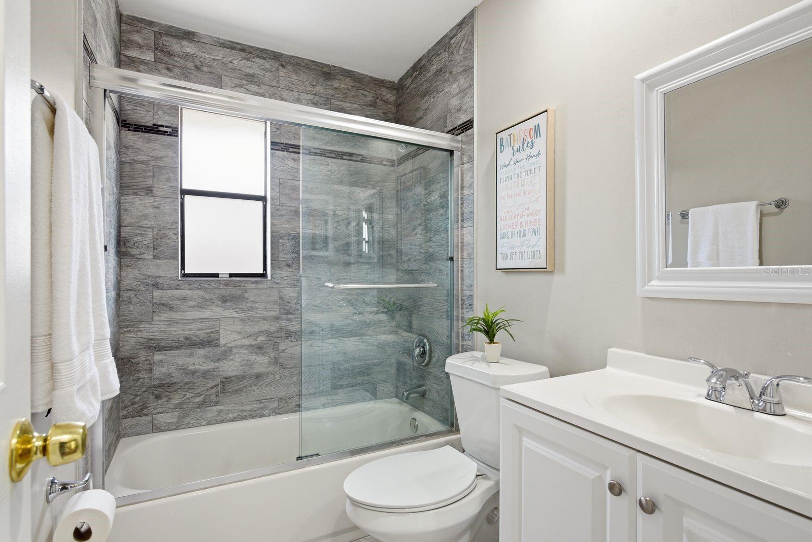 Hall bathroom