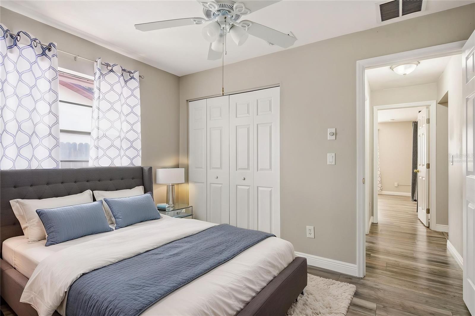 Virtually staged bedroom #3