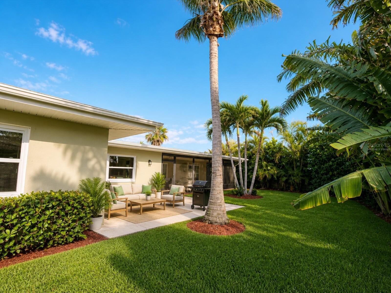 Virtually Staged Patio