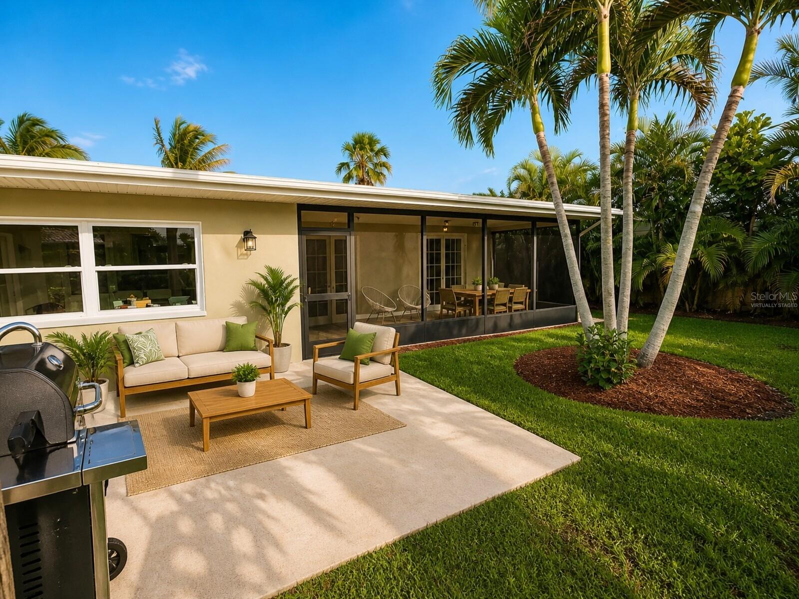 Virtually Staged Patio