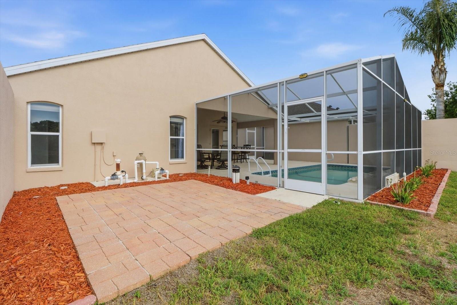 Open courtyard