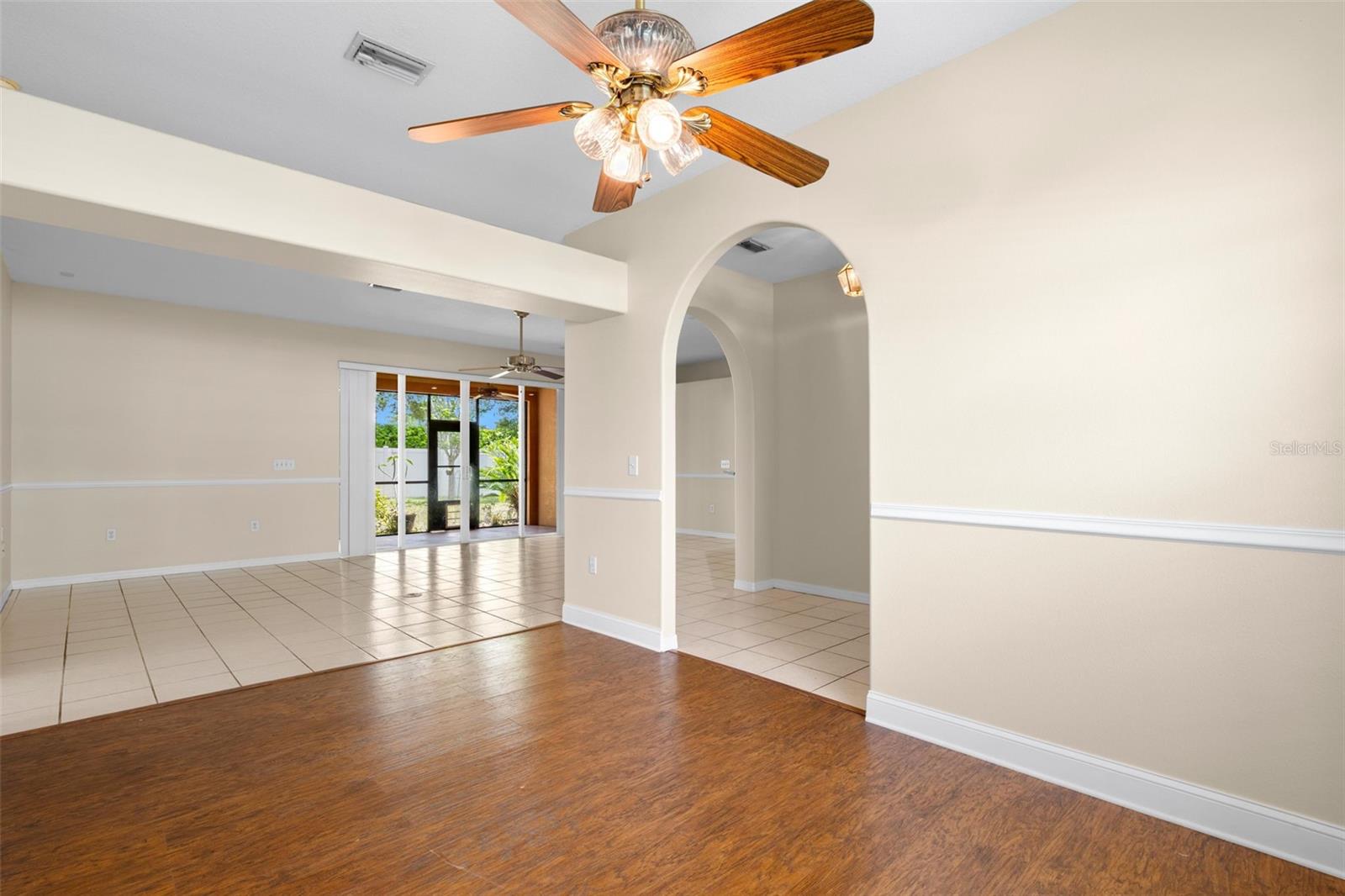 Dining and Living Room View