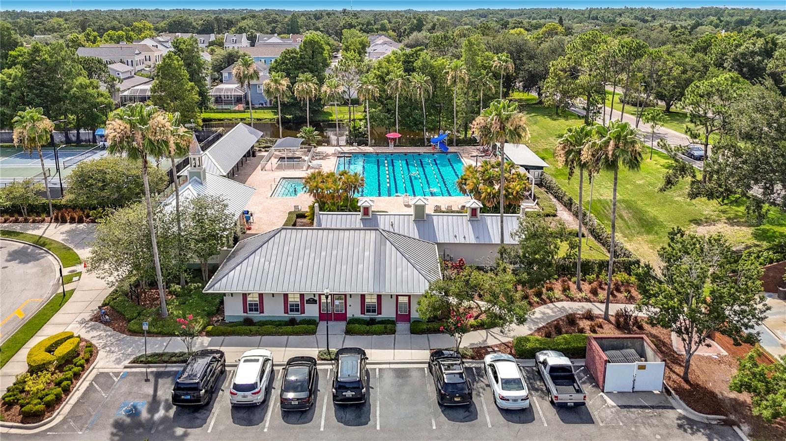 Westchase clubhouse, onsite office, pool area