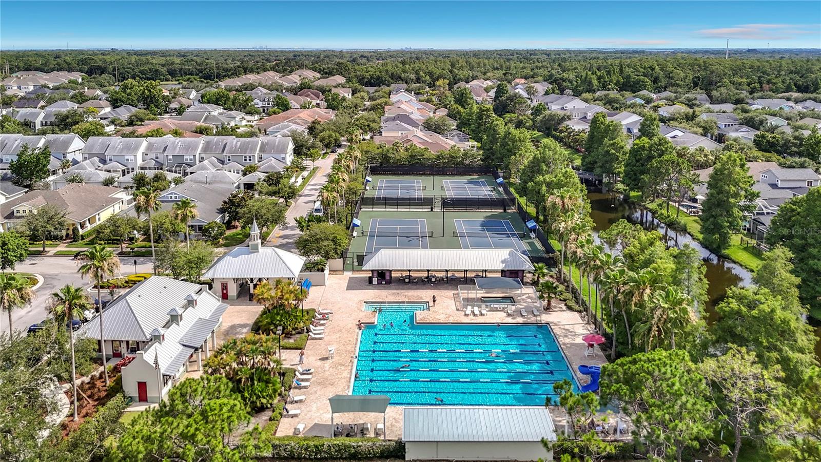 Westchase main pool and tennis courts