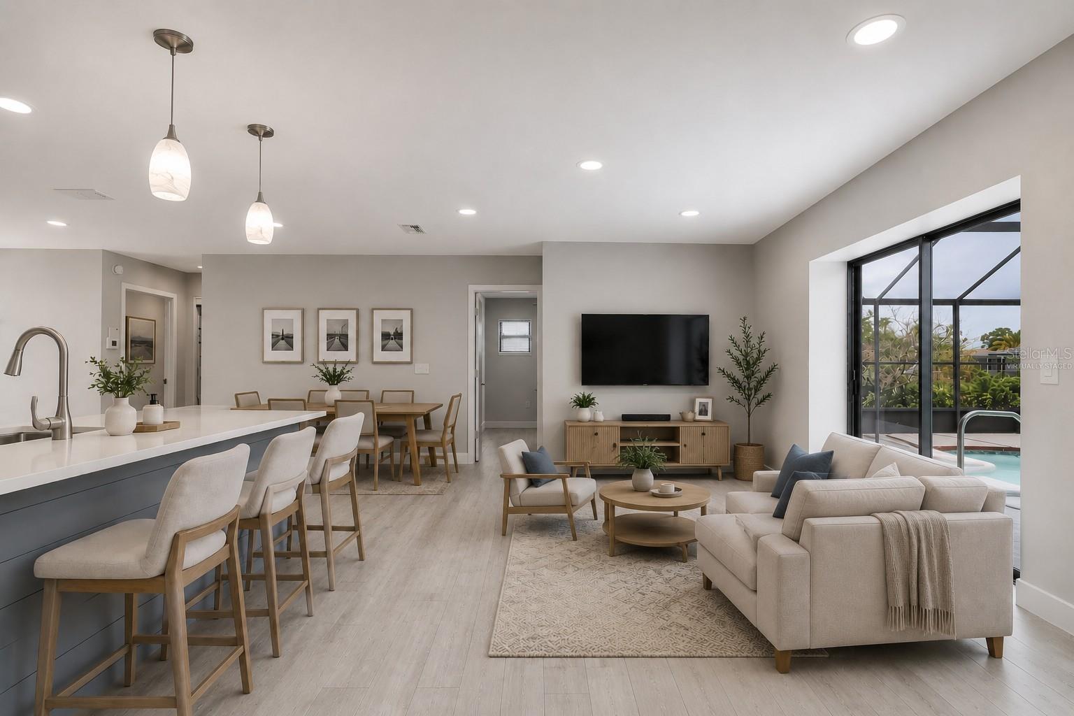 Virtually Staged - Family Room
