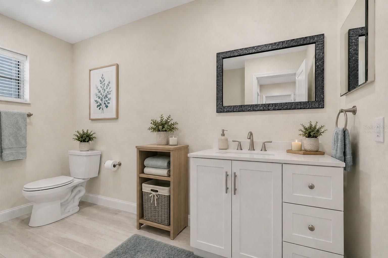 Virtually Staged - 2nd Bathroom