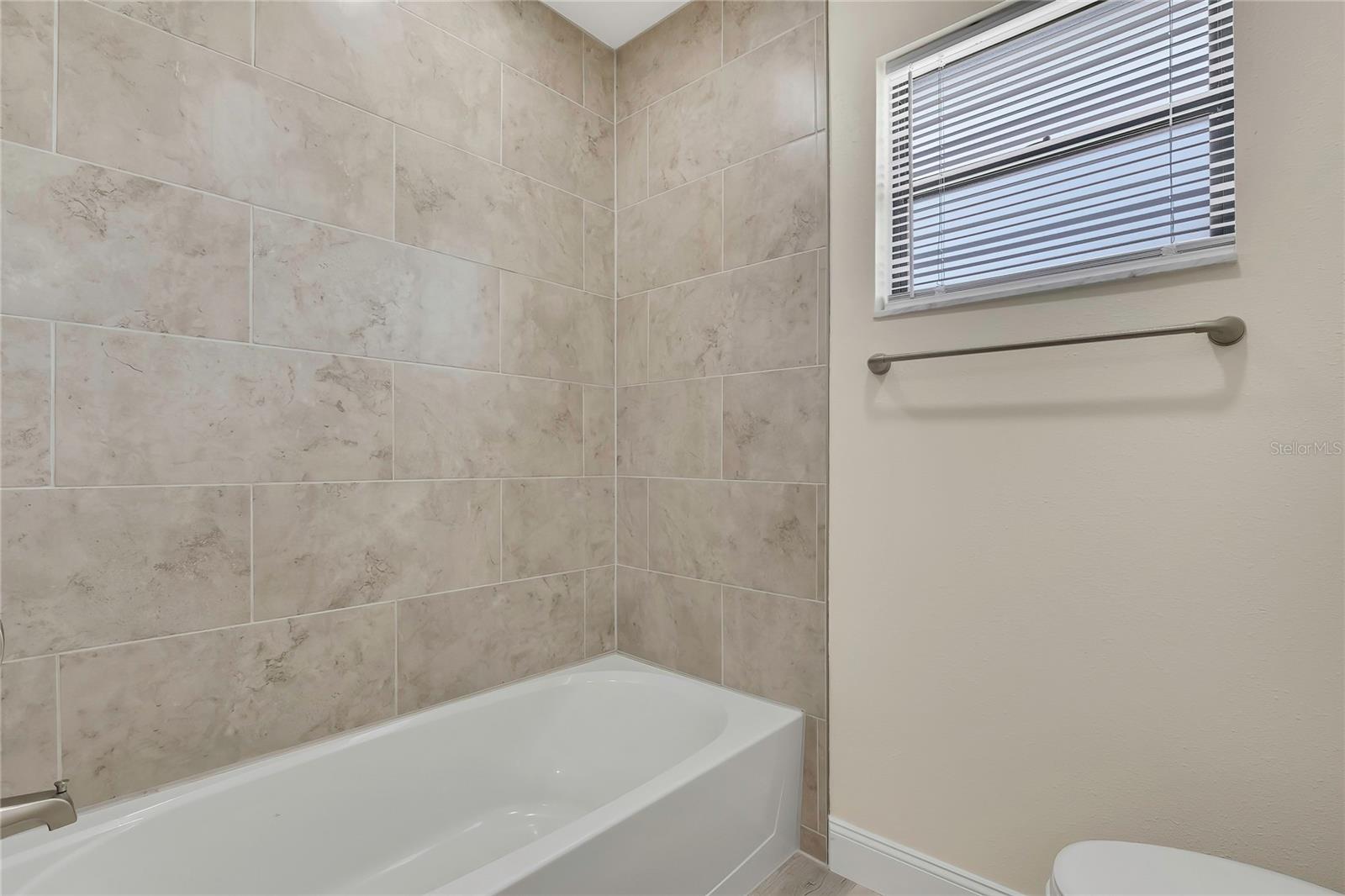 2nd Bathroom with New Tub and tile