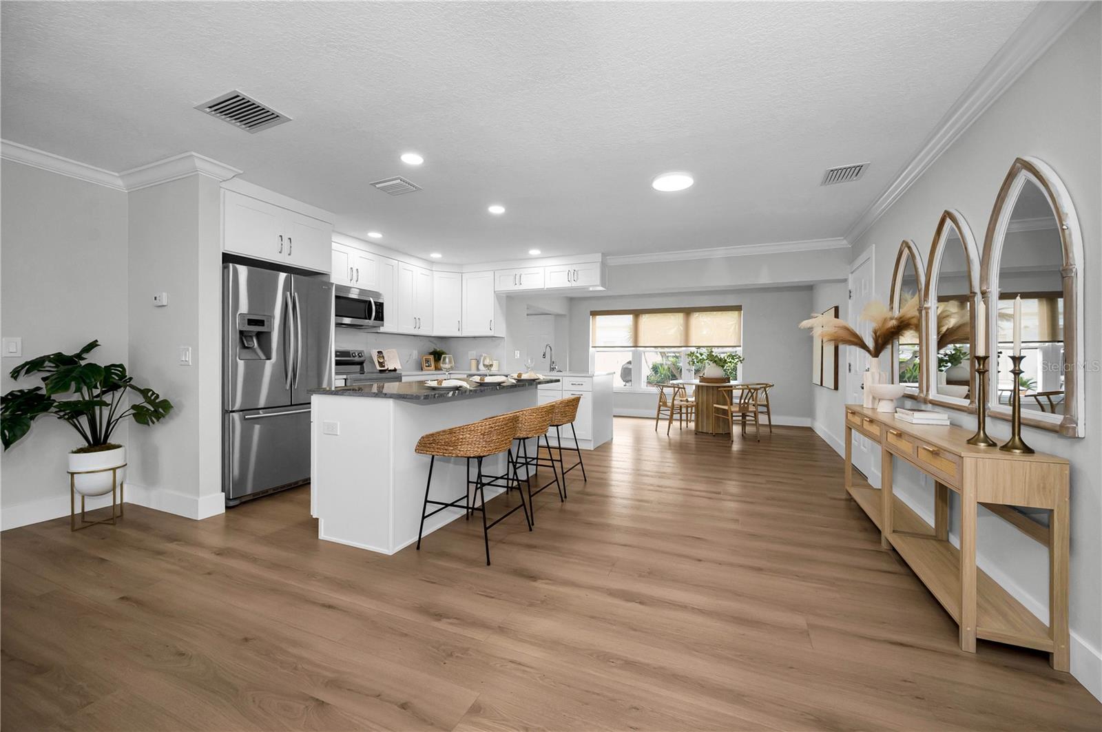 This updated kitchen is gorgeous!