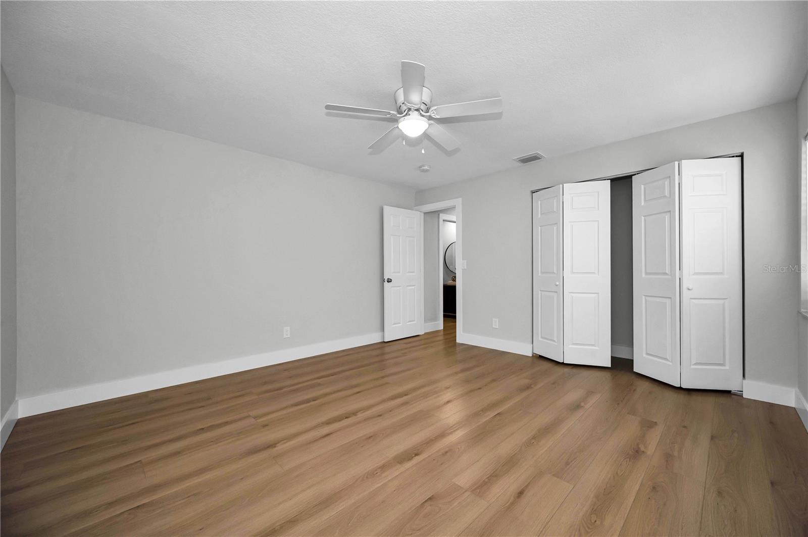 Ample closet space in this room as well.
