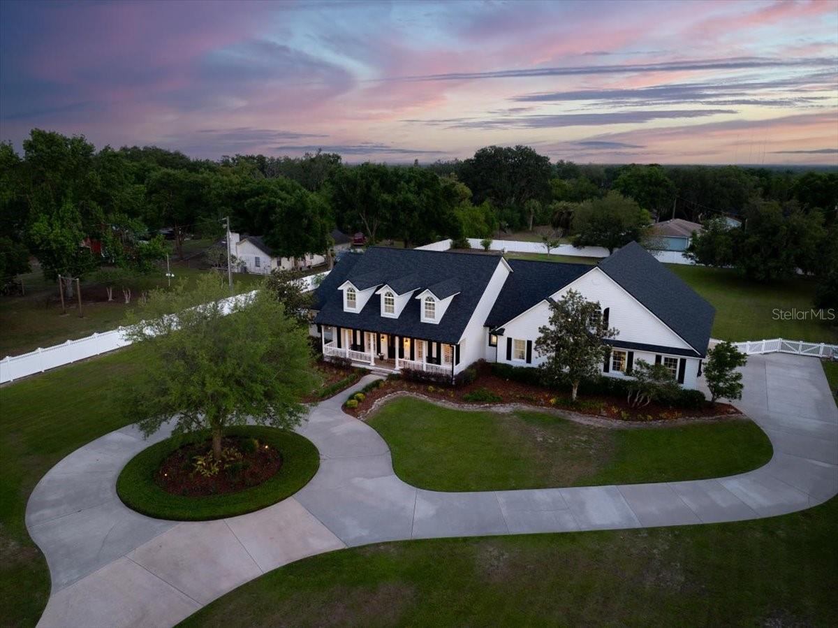 Elegant residence set on 1.74 fully fenced acres in Brandon