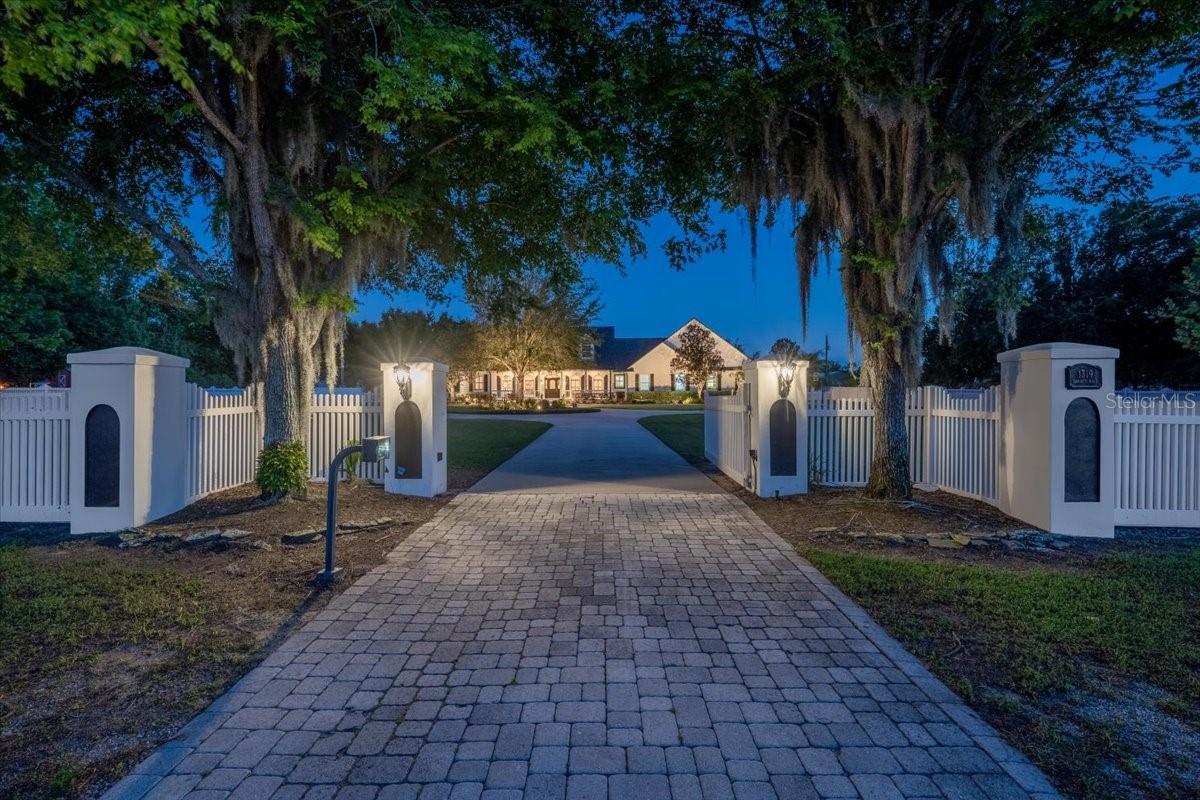 Luxurious entry.