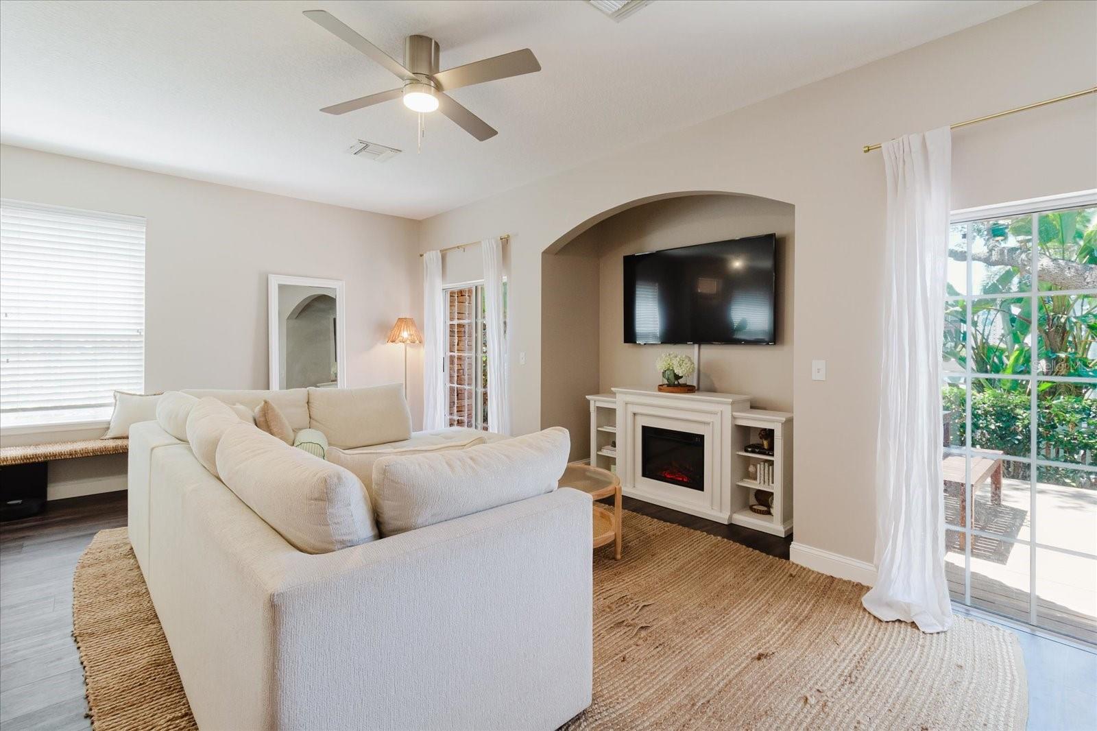 Open Concept Main Living Area. Luxury Vinyl Floors, Fresh Paint. All Furniture Is Negotiable.