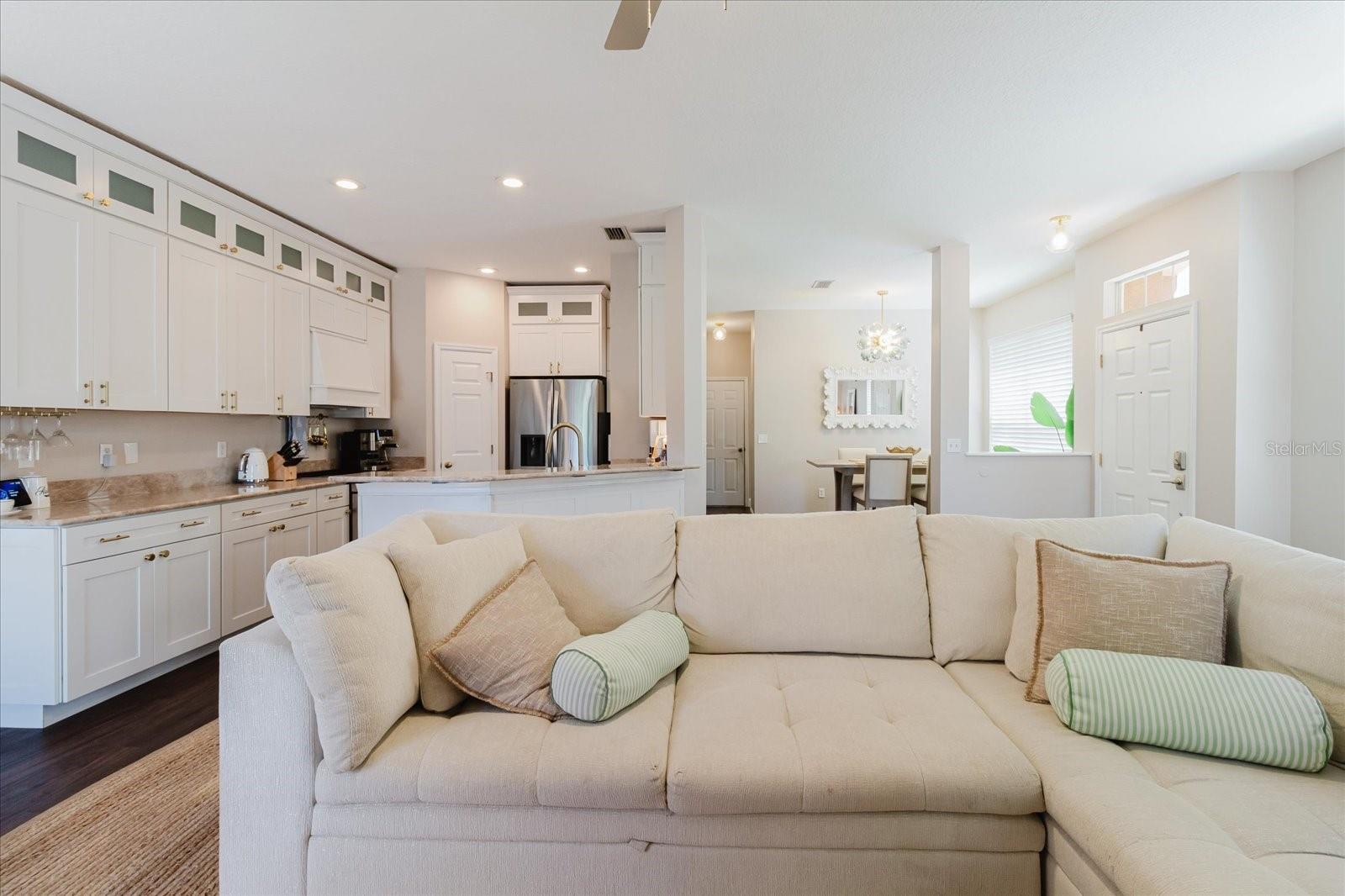 Open Concept Main Living Area. Luxury Vinyl Floors, Fresh Paint, and a Gorgeous Updated Kitchen