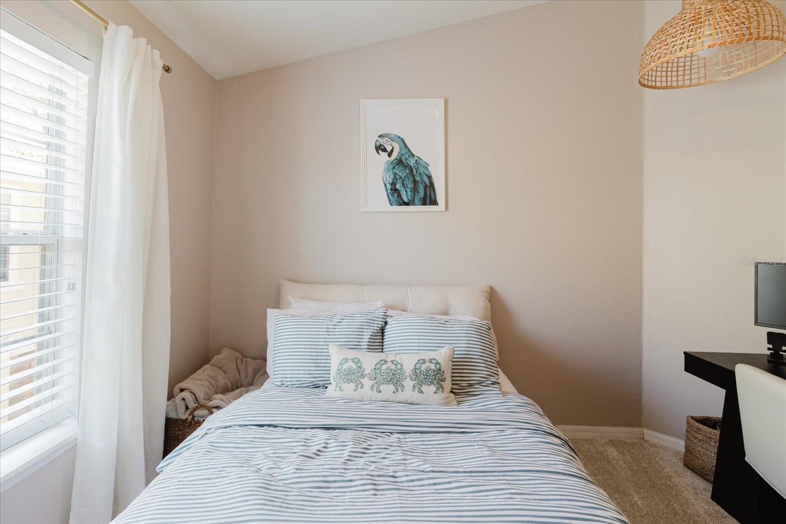 One Of The Secondary Bedrooms With Plush Carpeting & Tempur-Pedic Padding