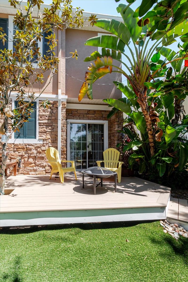 Brand New Deck in 2025 With Astro Turf. Plenty Of Room For A Grill & Unwind From A Long Day