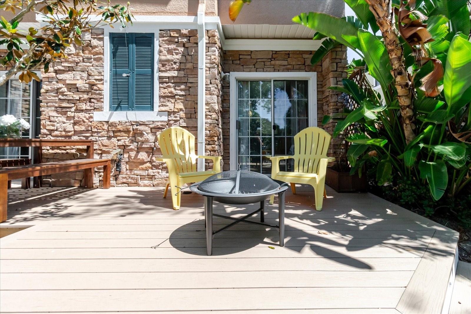 Brand New Deck in 2025 With Astro Turf. Plenty Of Room For A Grill & Unwind From A Long Day