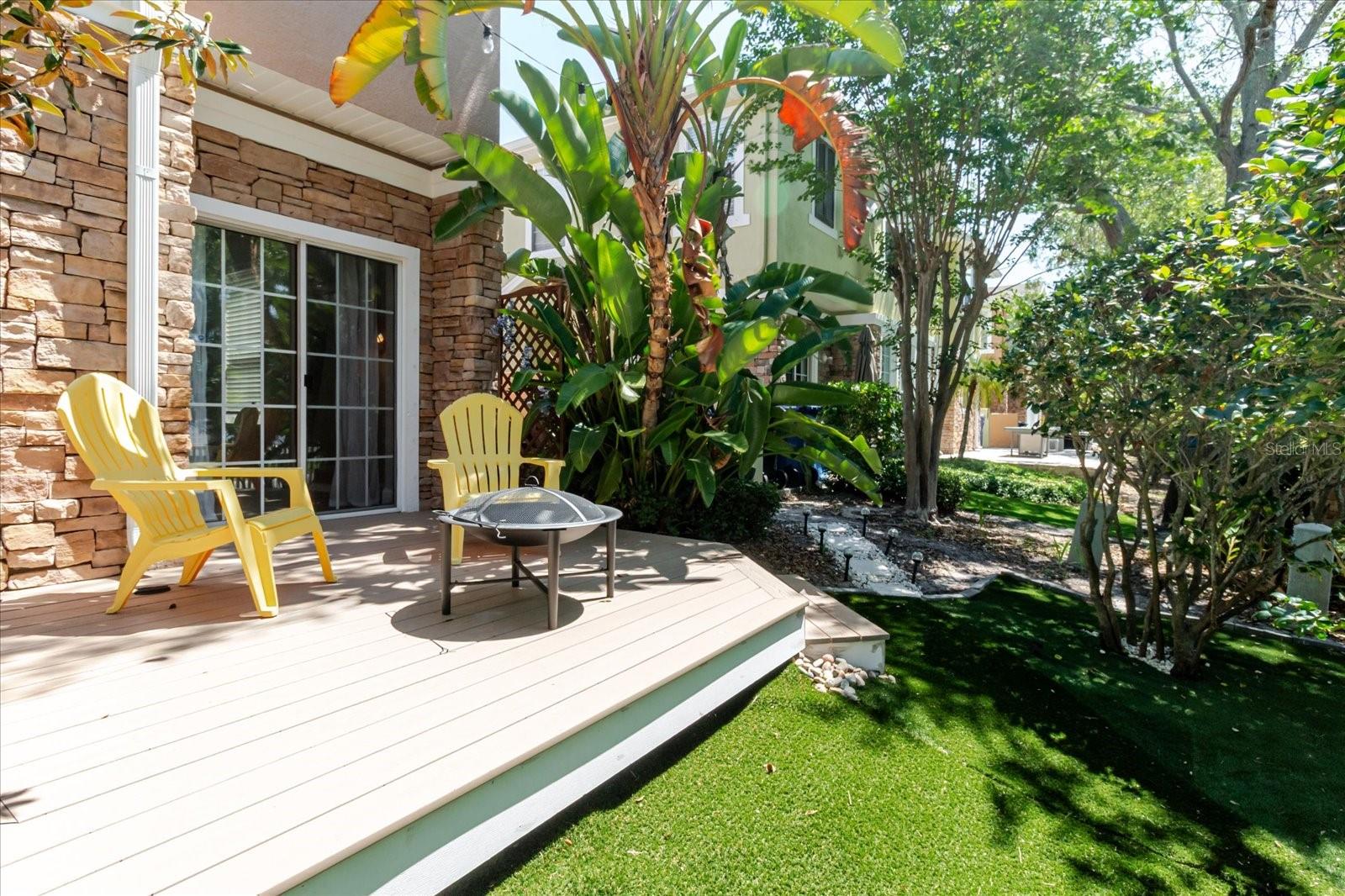 Brand New Deck in 2025 With Astro Turf. Plenty Of Room For A Grill & Unwind From A Long Day