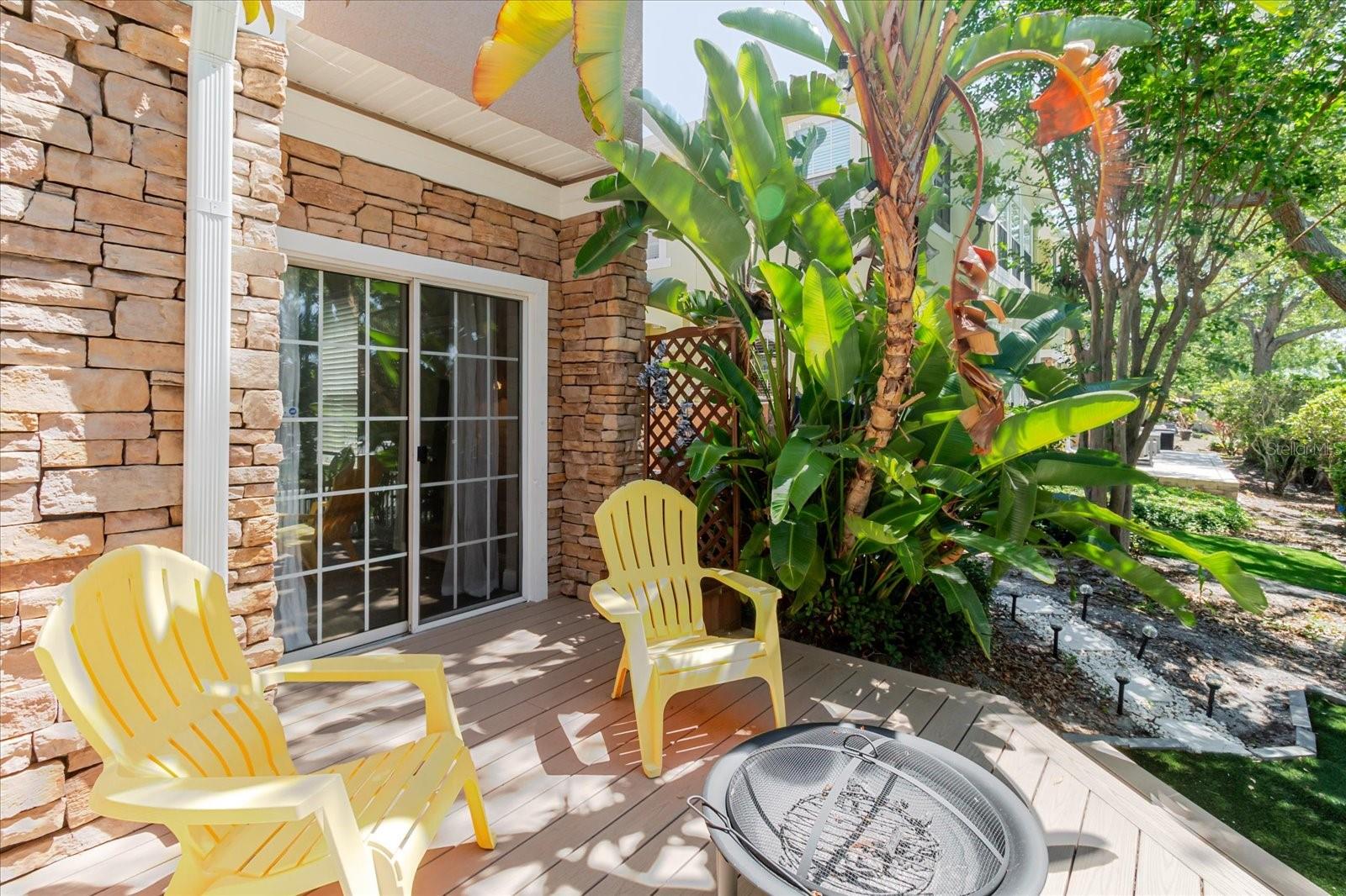 Brand New Deck in 2025 With Astro Turf. Plenty Of Room For A Grill & Unwind From A Long Day