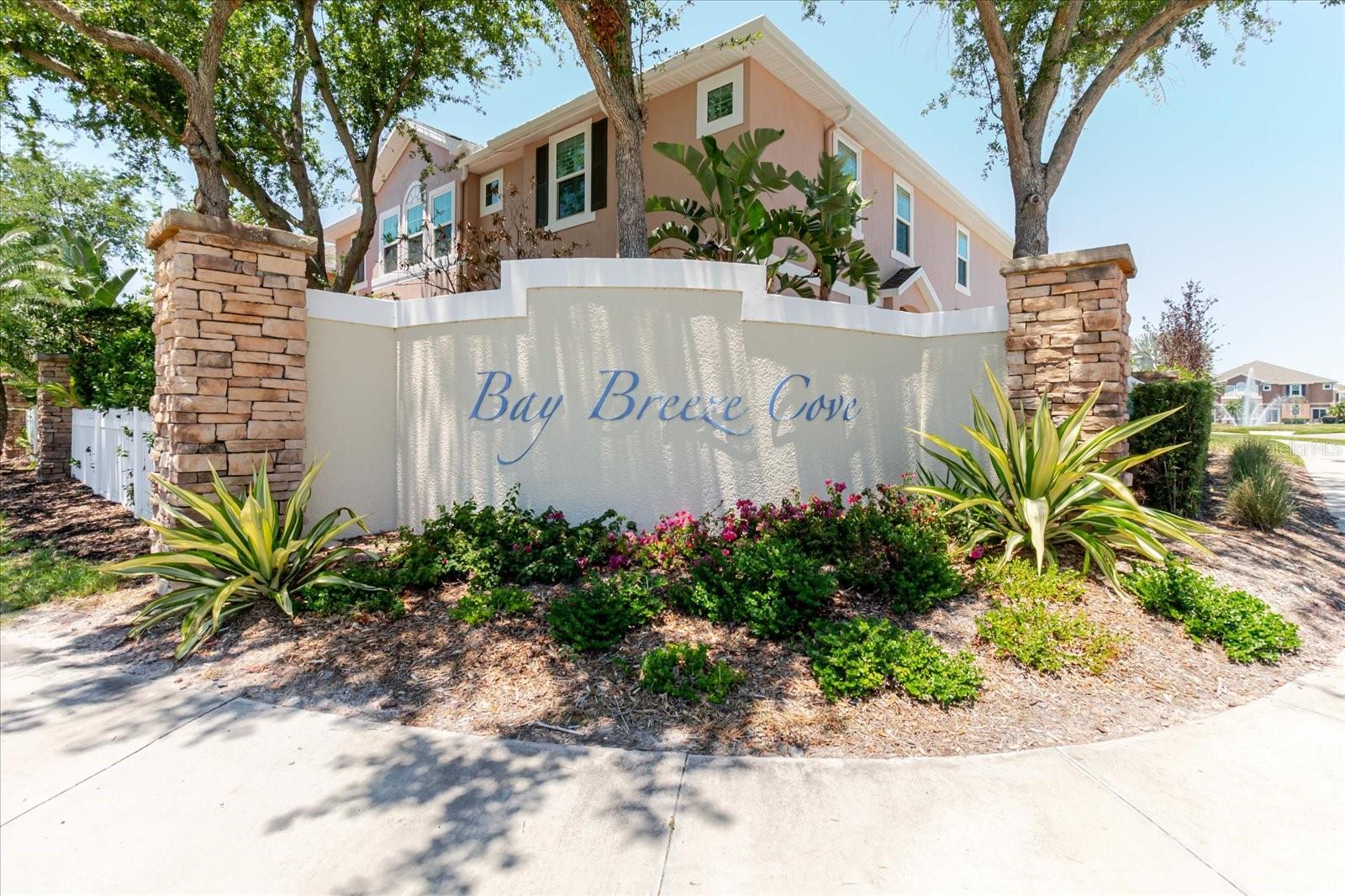Bay Breeze Cove Entrance
