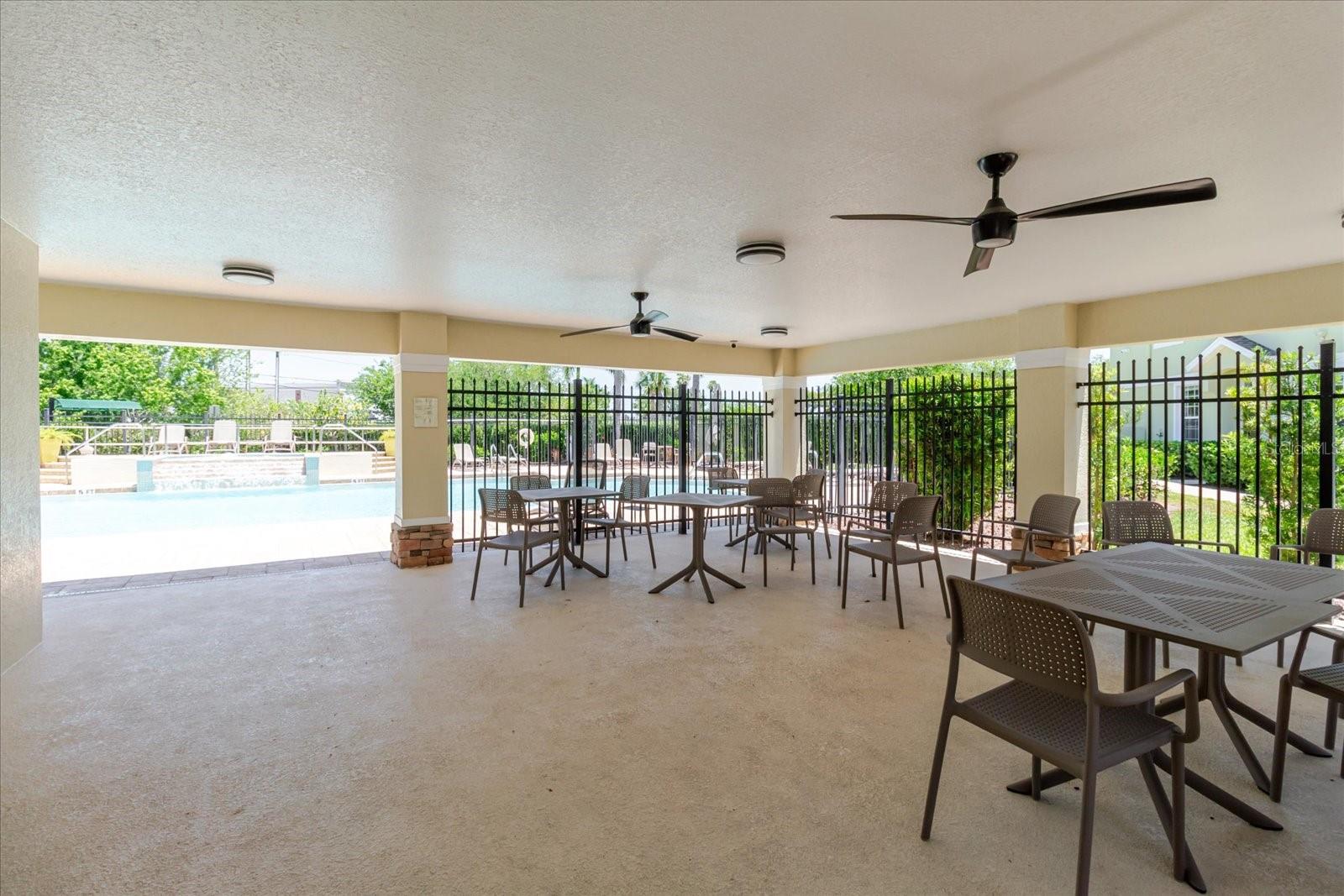 Bay Breeze Cove's Community Swimming Pool Lanai
