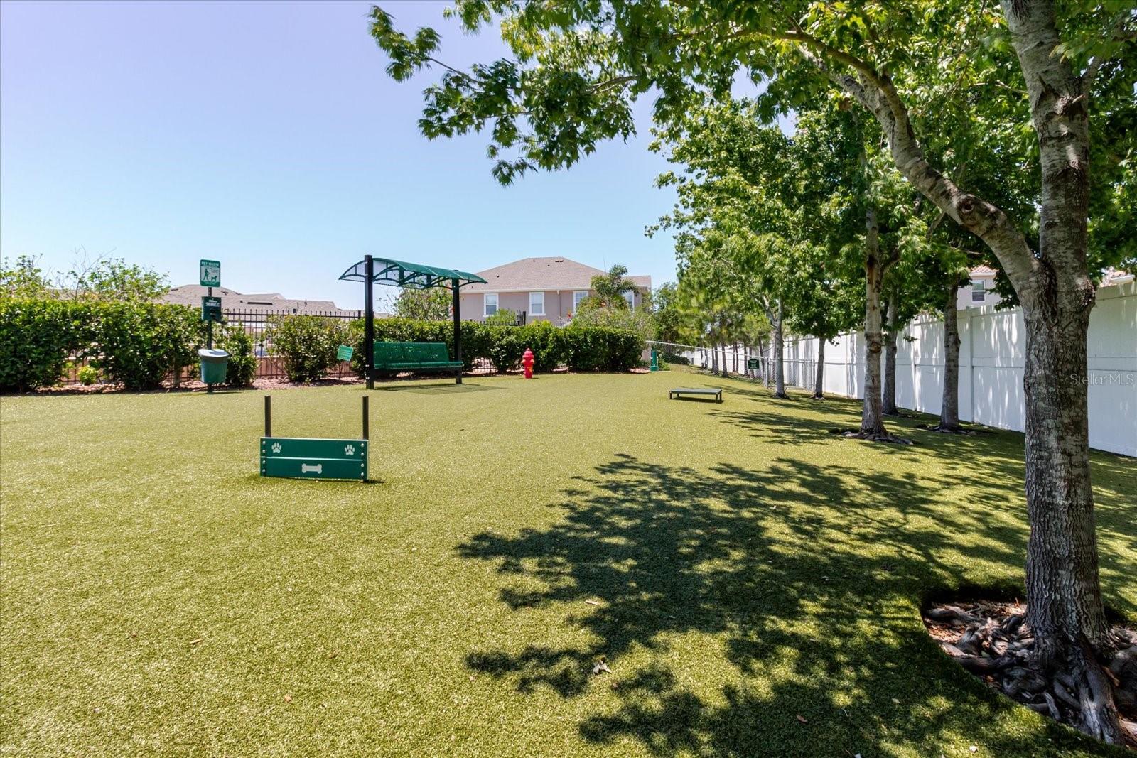 Bay Breeze Cove's Dog Park. Plenty Of Room For Fido To Play