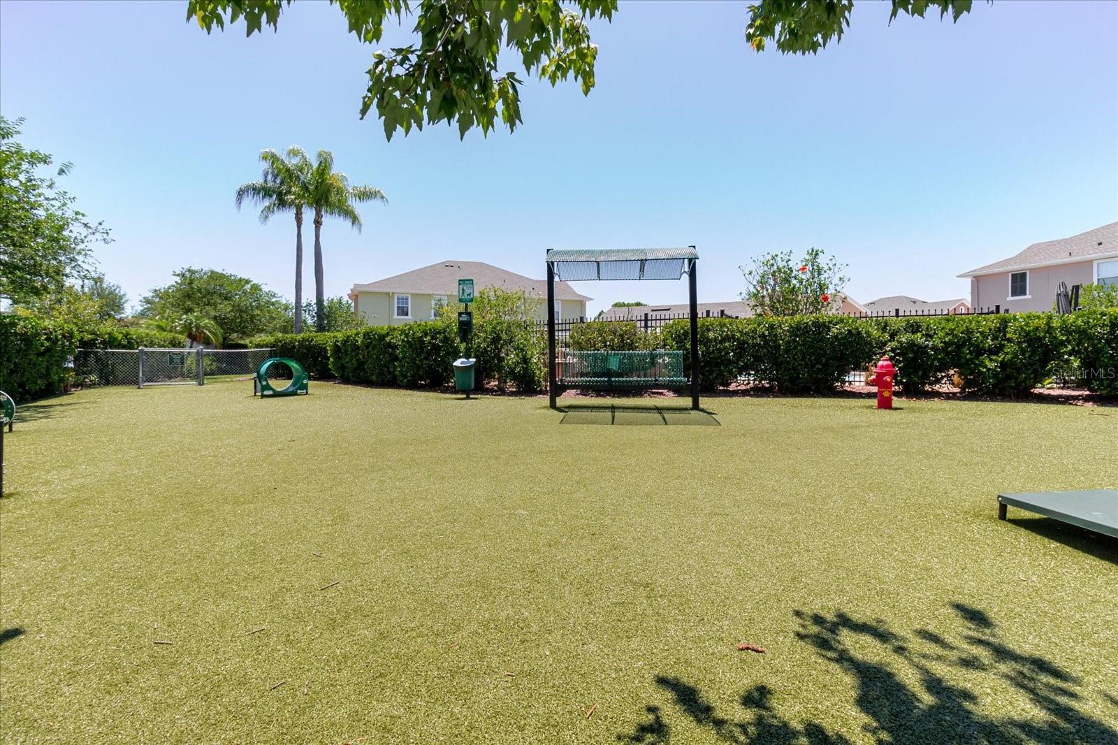 Bay Breeze Cove's Dog Park. Plenty Of Room For Fido To Play