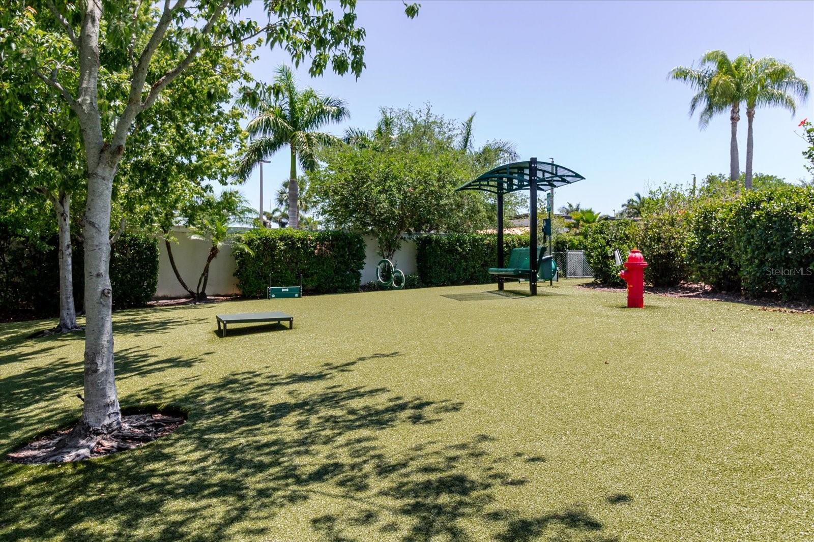 Bay Breeze Cove's Dog Park. Plenty Of Room For Fido To Play