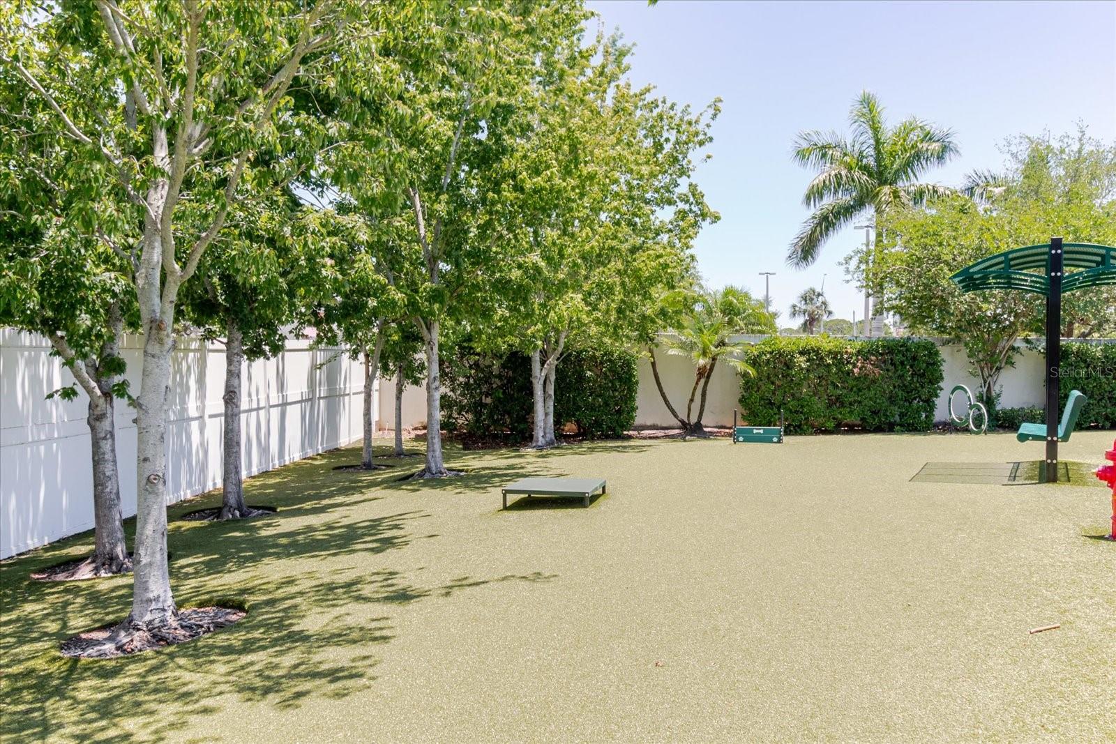 Bay Breeze Cove's Dog Park. Plenty Of Room For Fido To Play