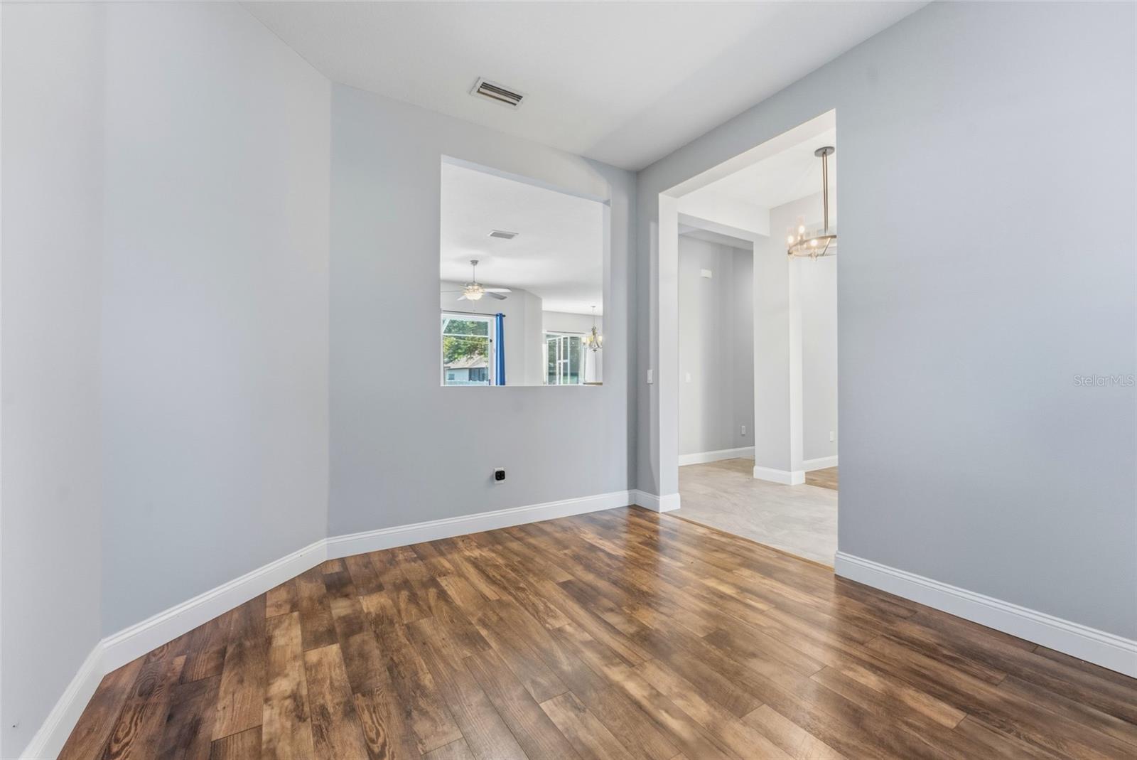 Dining room looking towards foyer