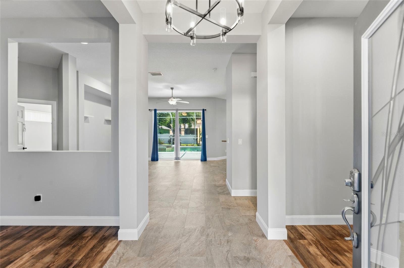 Enter through the front door to the spacious foyer
