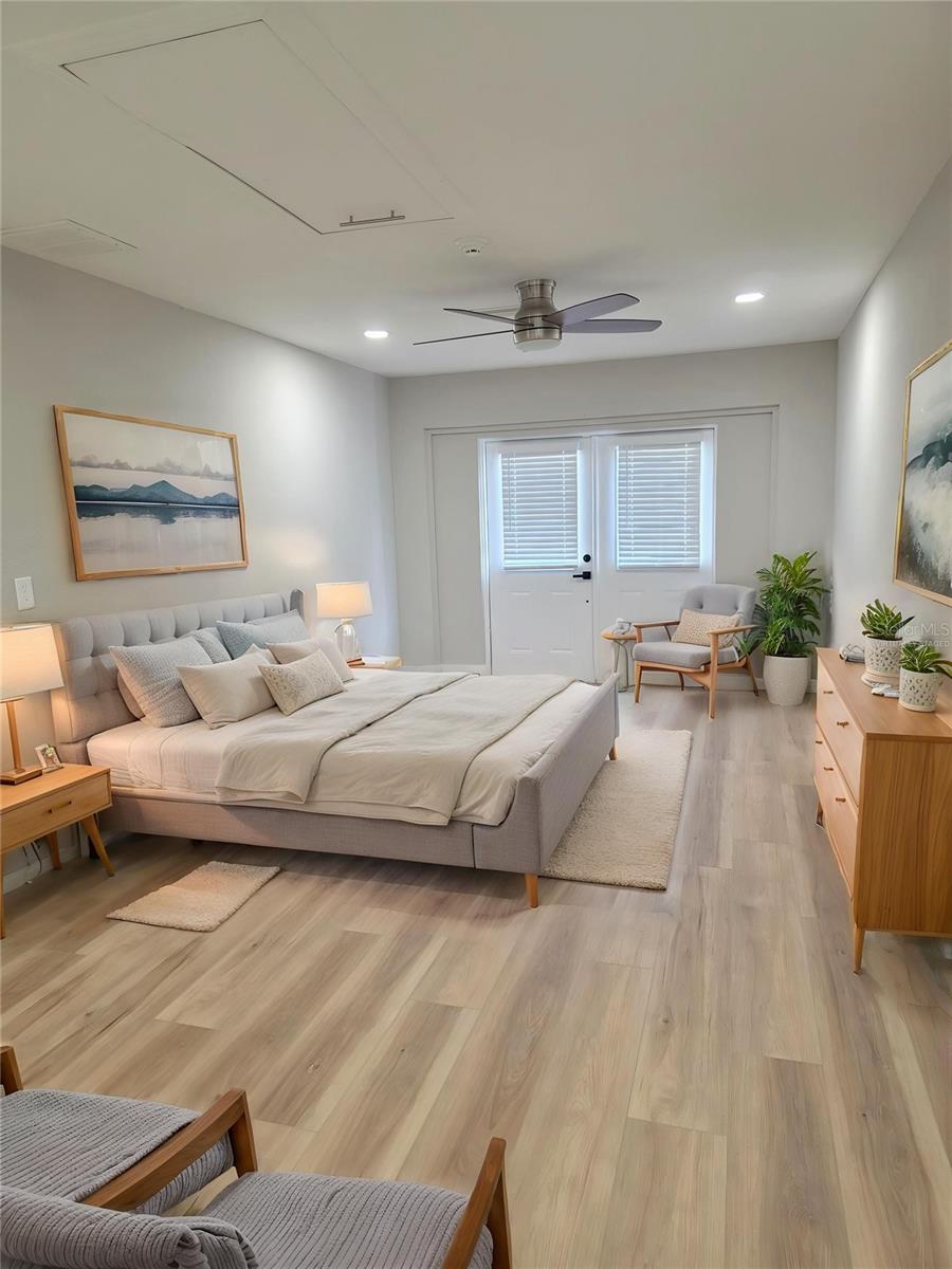 Virtually Staged Bedroom 4