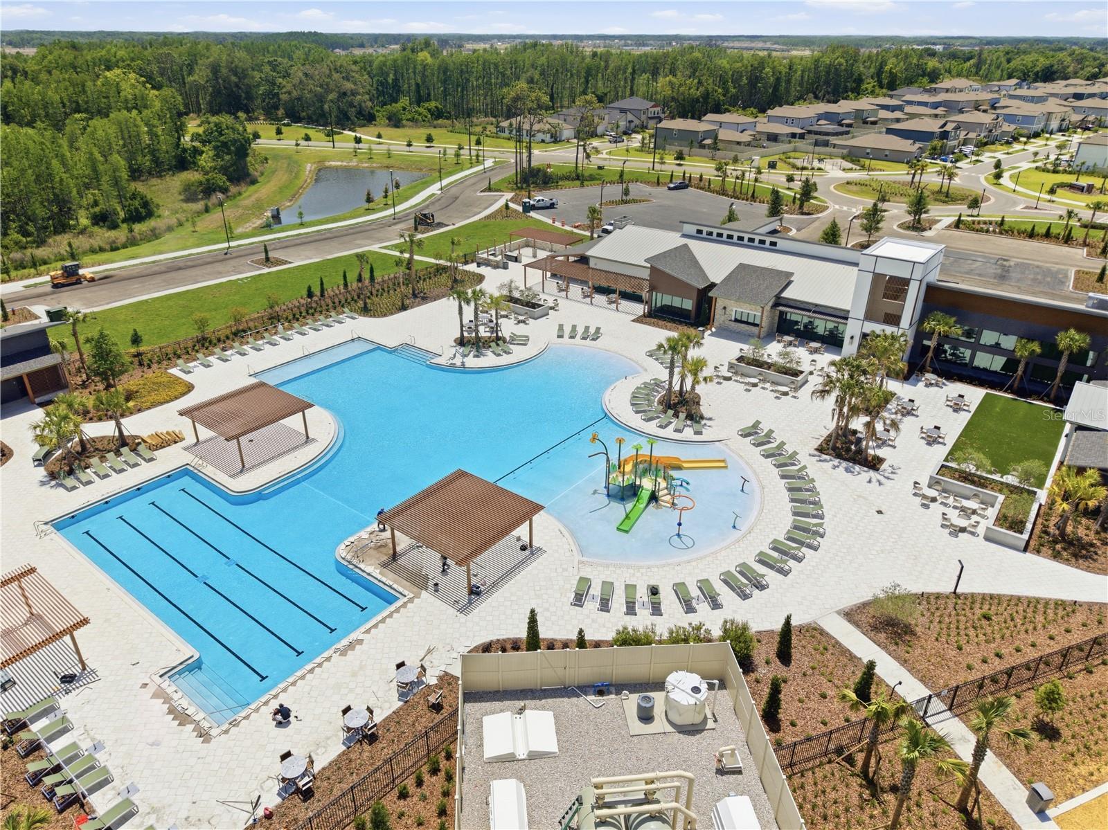 Pool, lap pool, splash park