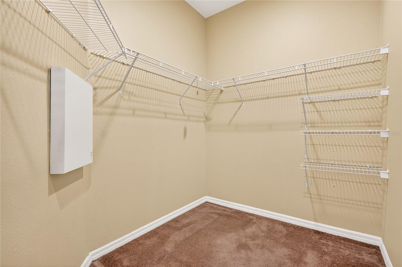 Primary closet