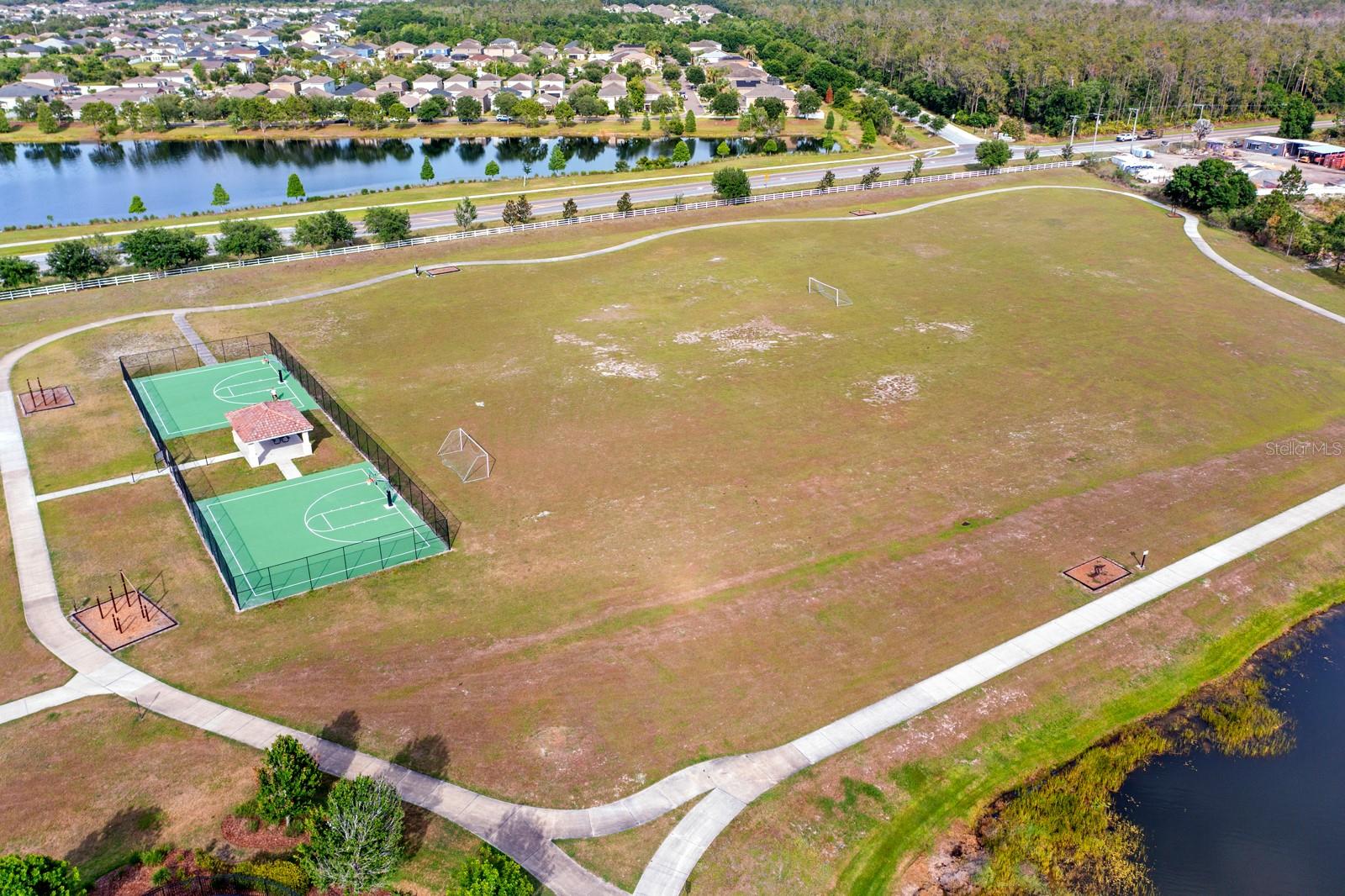 community soccer field