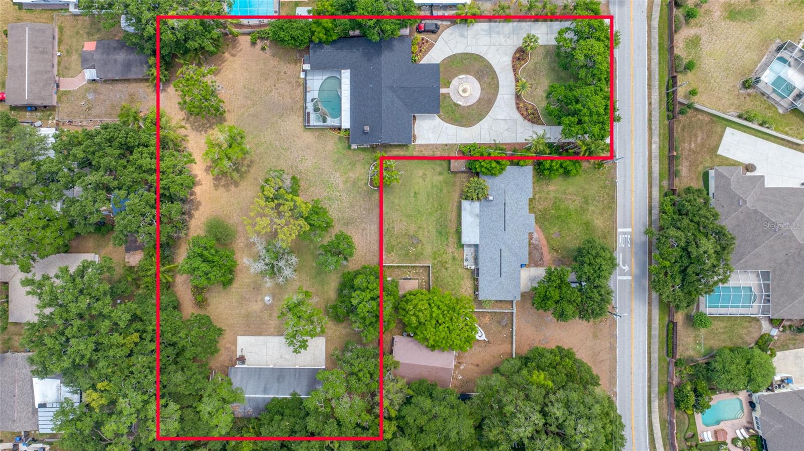Approximate property lines