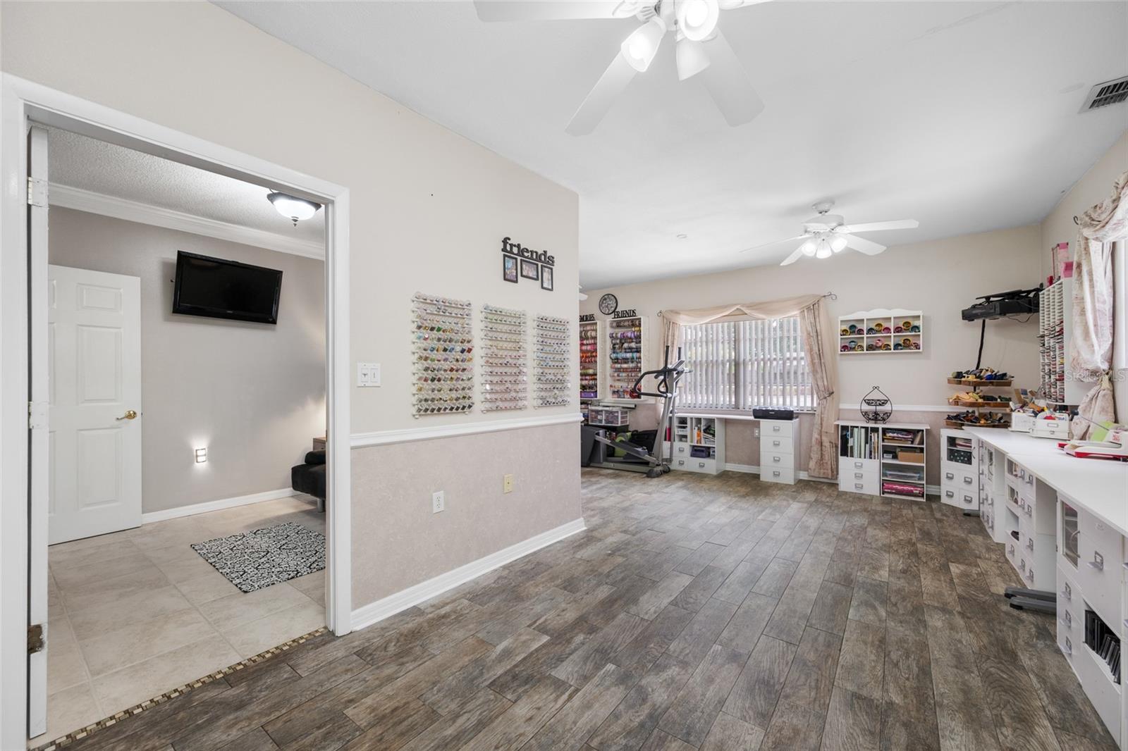 Bedroom 3 (used as craft room)