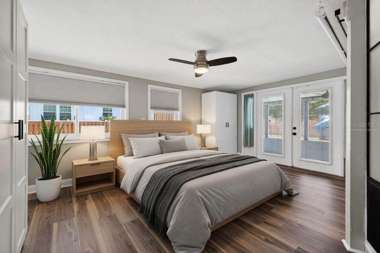 Primary Bedroom Virtually Staged