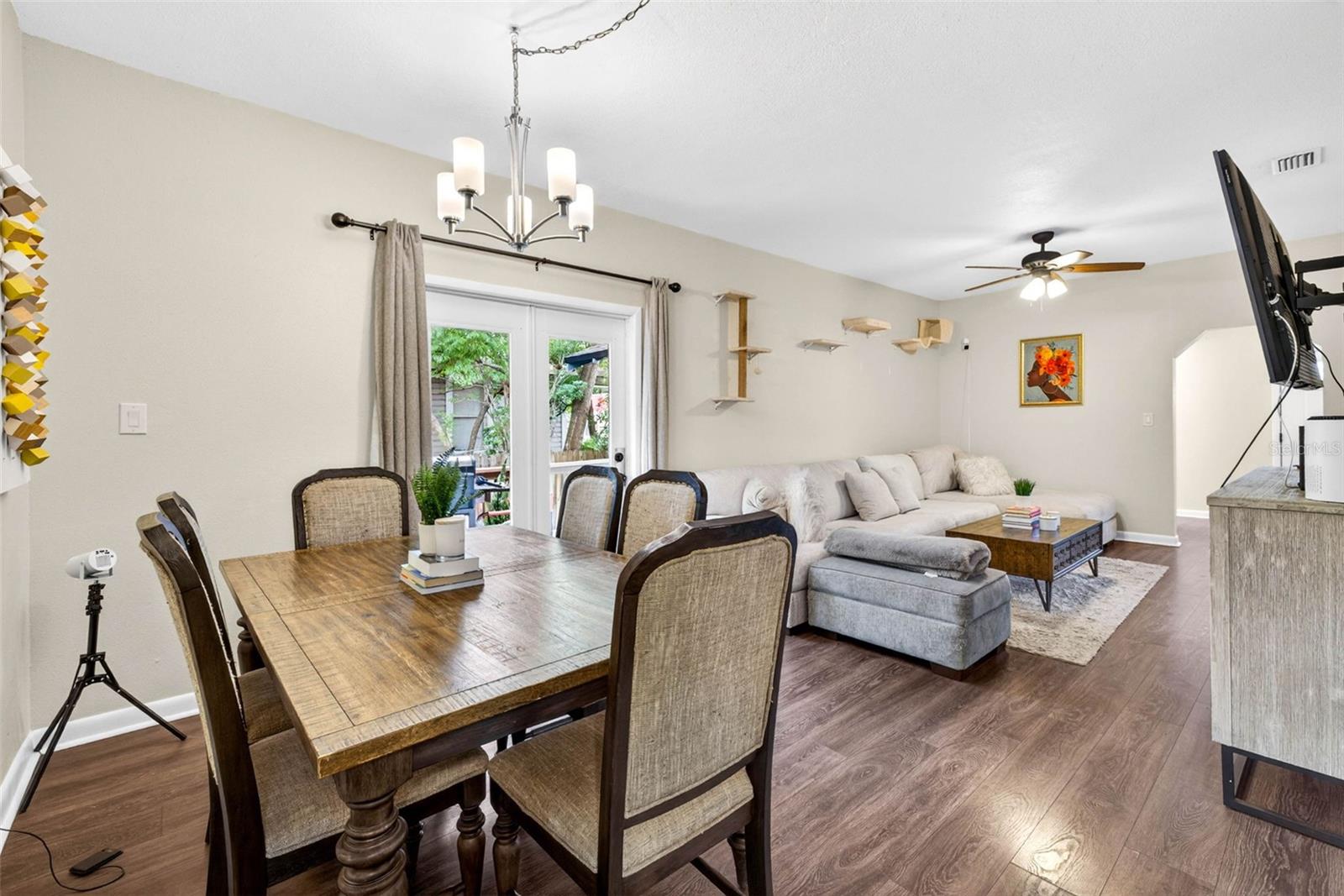 Dining area and Living room Combo