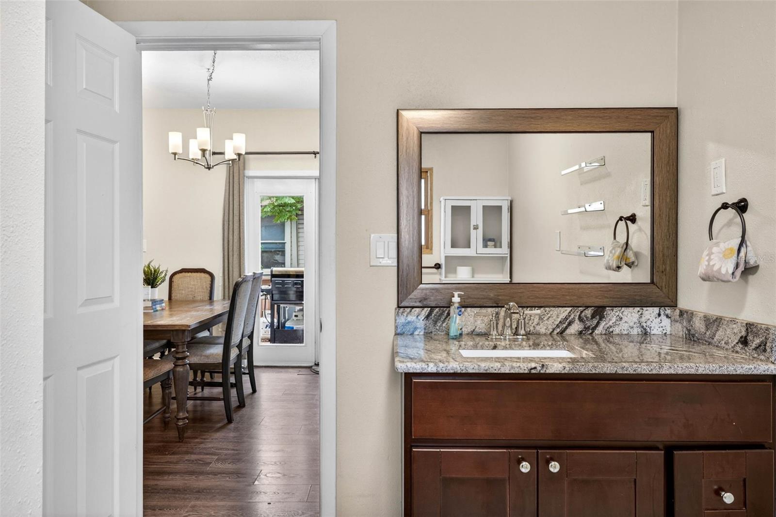 granite single vanity