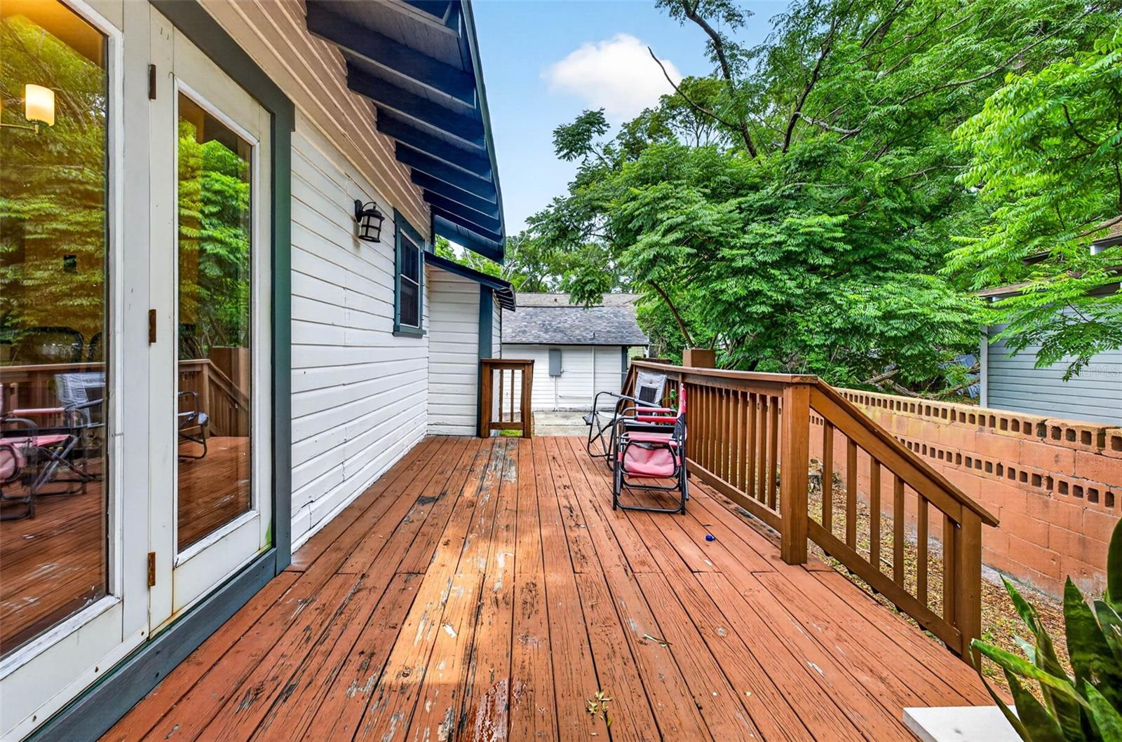 rear porch