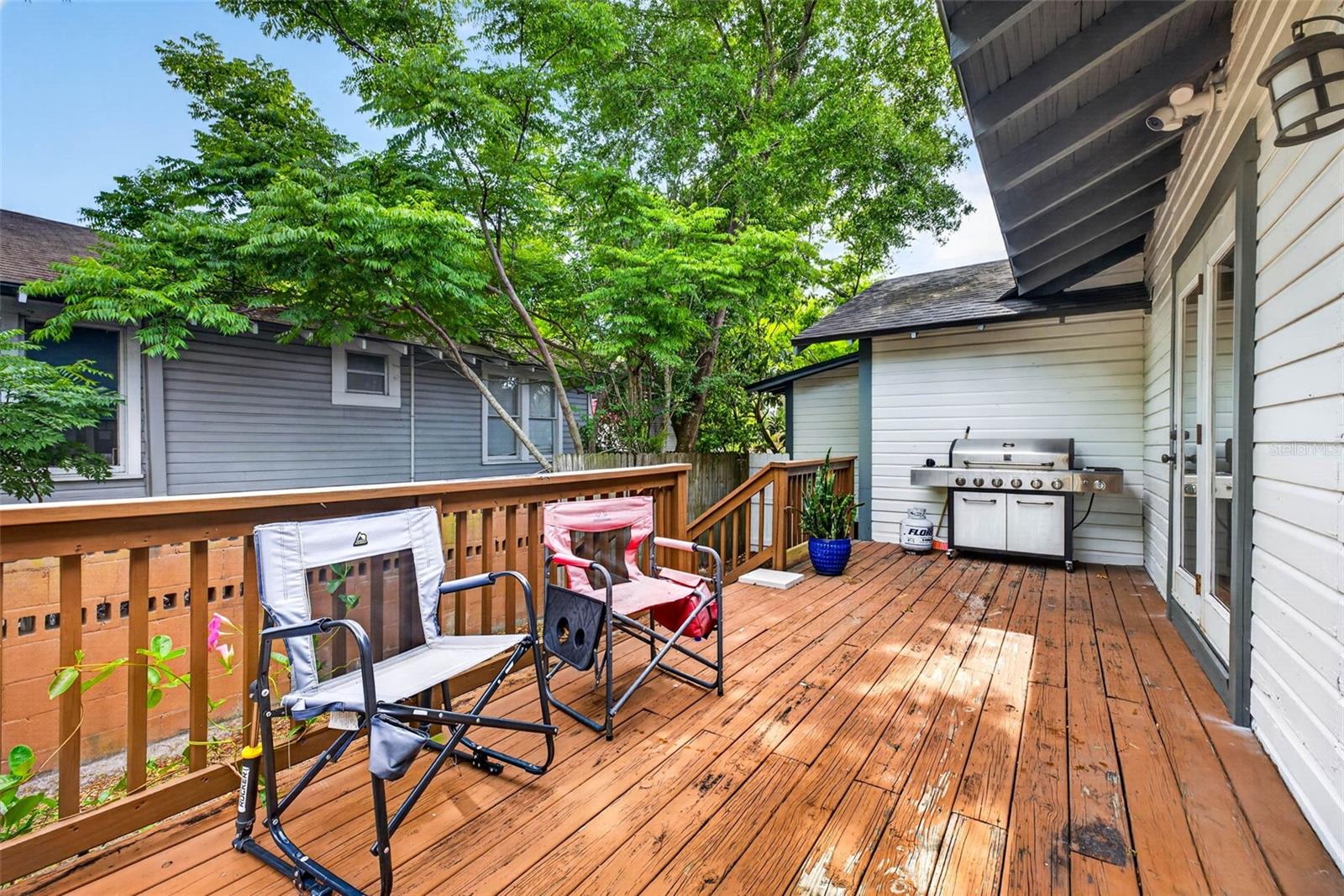 rear porch