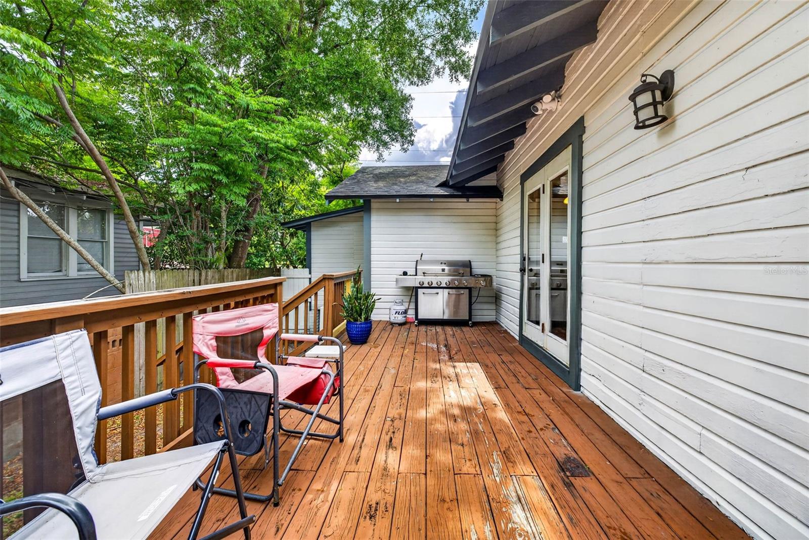 rear porch