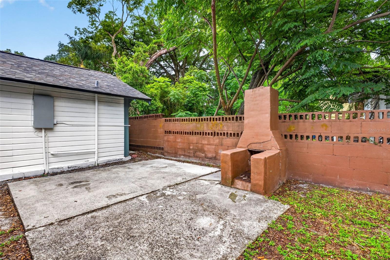 back yard