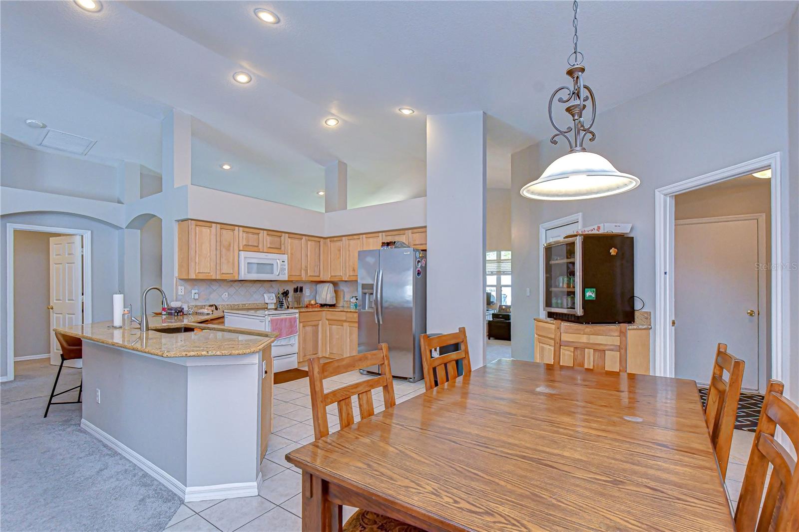 Dedicated formal dining space with elegant flow