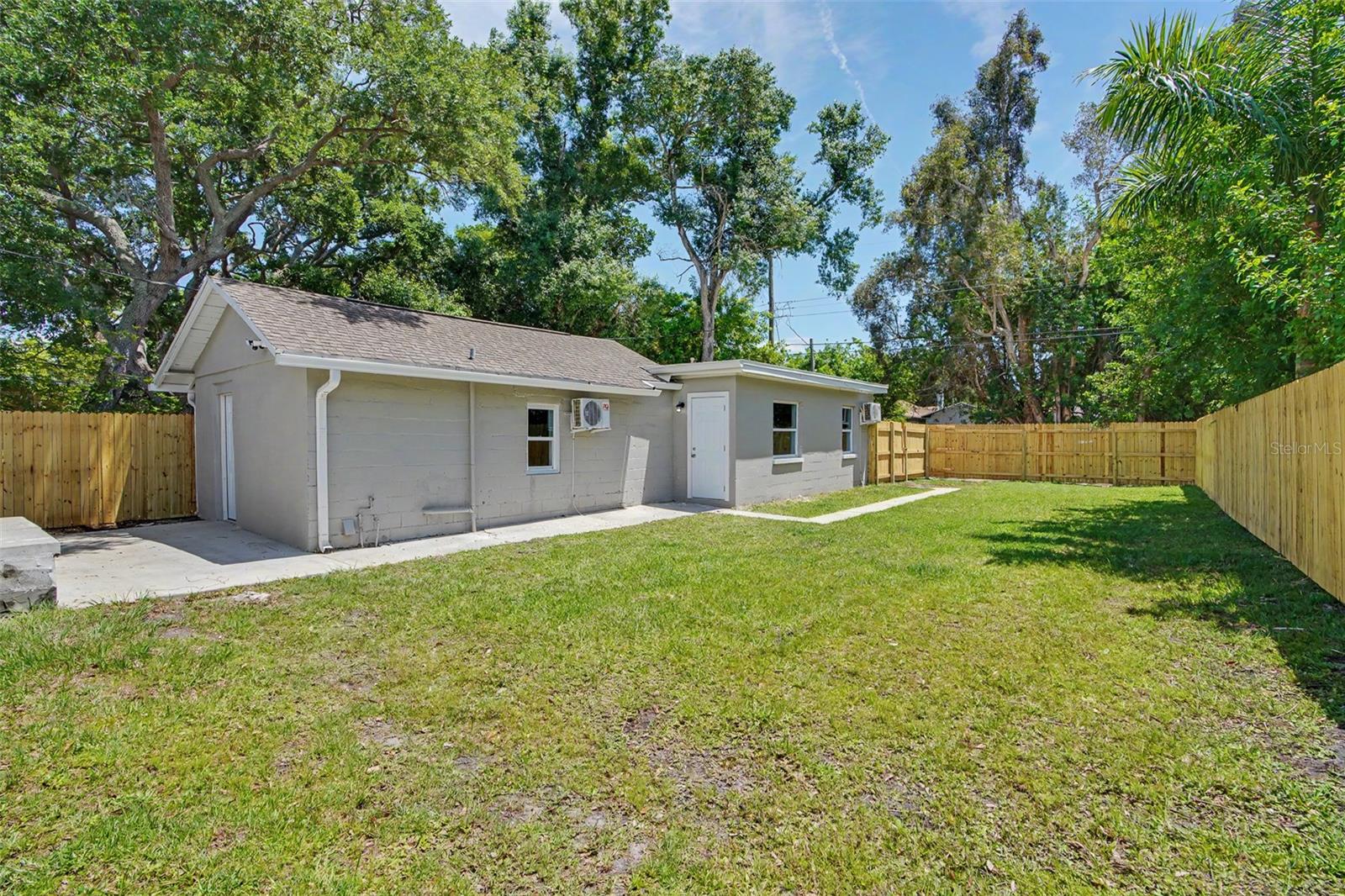 Large Fenced In Back Yard.