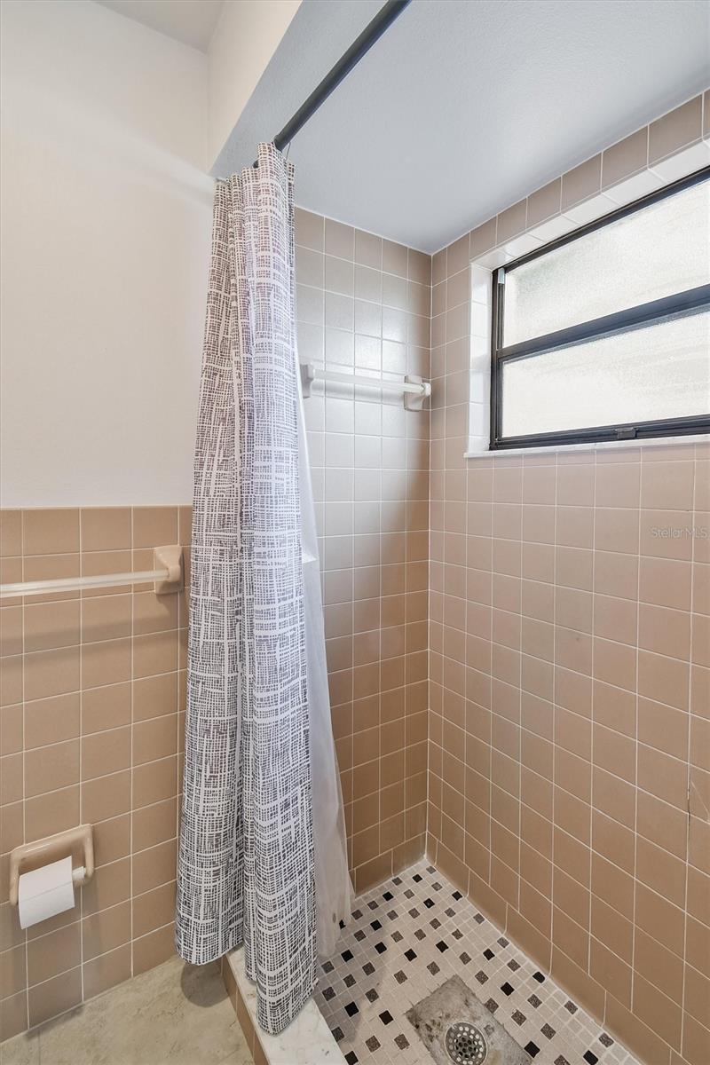 Master shower