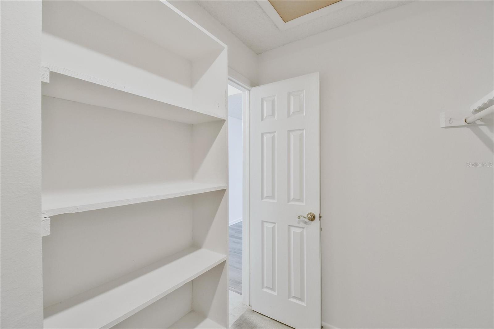 Master closet